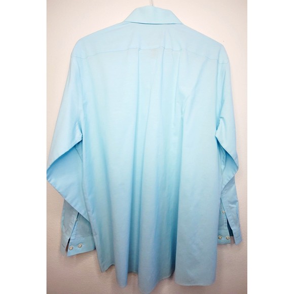 J. Ferrar Slim Stretch Men's Button Up Dress Shirt 17-17 1/2 Neck 34-35 Sleeve - Picture 2 of 3